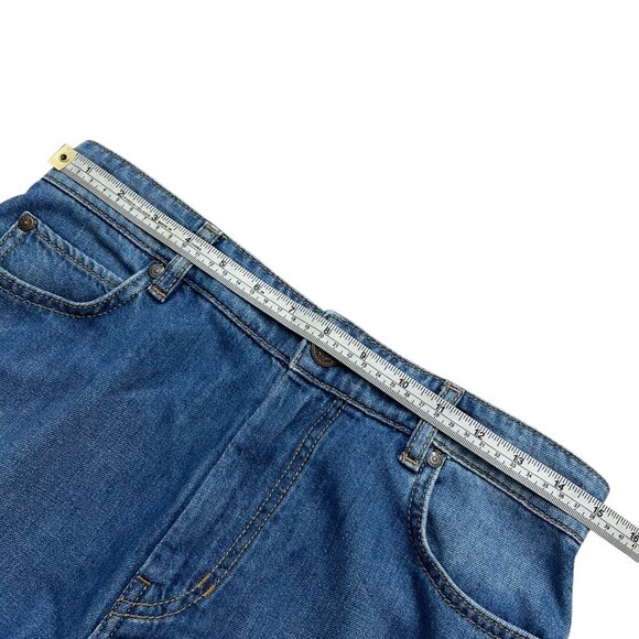 Weekend Max Mara Vega High Waist Wide Leg Jean Medium Wash 6 Flare Western Boho - Picture 7 of 11